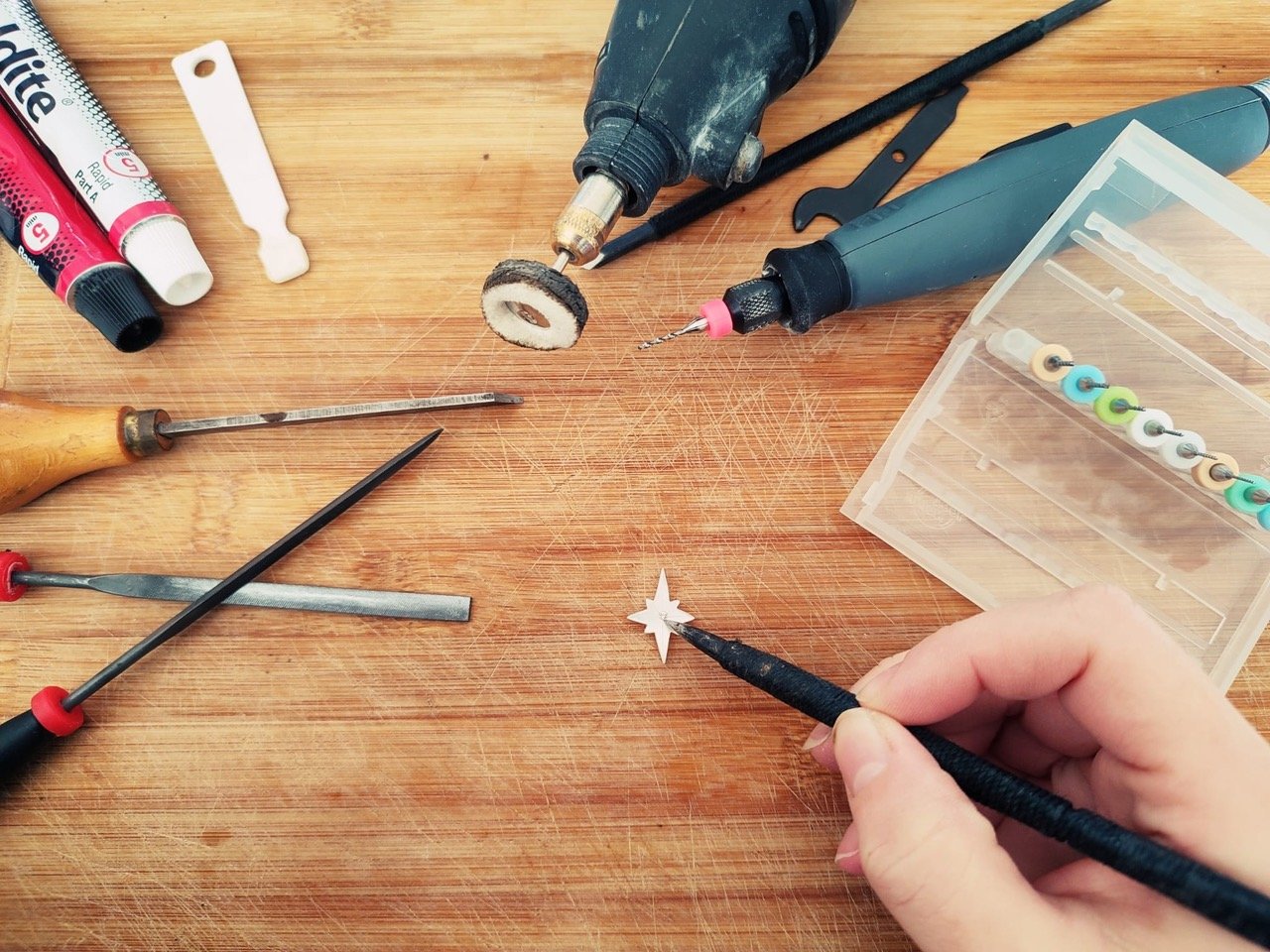 Un atelier de tabletterie encore en activité !