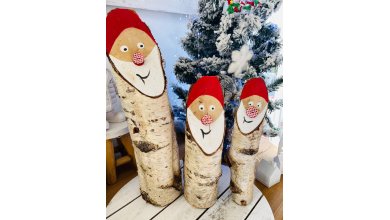 Idées déco de Noël avec des boutons de nacre !